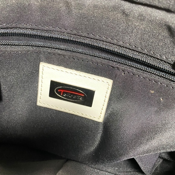 TALBOTS Purse: Mini Shoulder Bag Red & White Pocket Book with outer Pockets - Picture 8 of 8